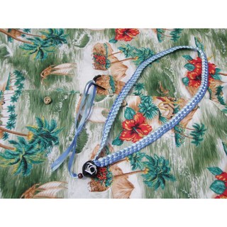 Daiking Corporation Hawaiian Ribbon Lei Ukulele Strap [DHRUS-6LBSB][6mm：ブルー]