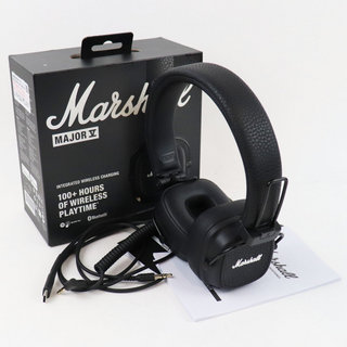 Marshall 【中古】 MARSHALL マーシャル Major V Black Bluetooth 5.3 ワイヤレスヘッドホン