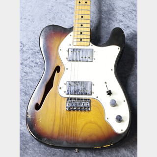 Fender【特選中古セール】Telecaster Thinline '3-Tone Sunburst【1974's USED】【1階エレキ】