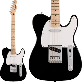 Squier by Fender SONIC TELECASTER Maple Fingerboard White Pickguard Black