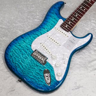 Fender 2024 Collection MIJ Hybrid II Stratocaster QMT Rosewood Aquamarine【新宿店】