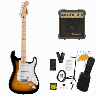 Squier by Fender Sonic Stratocaster Maple FB WH PG 2-Color Sunburst PG-10アンプ付属エレキギター初心者セットR【WEBSHOP