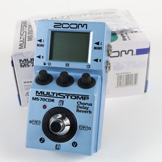 ZOOM MS-70CDR マルチエフェクター Chorus Delay ZOOMがコーラス／ディレイ／リバーブ等の空間系を中心としたマルチな