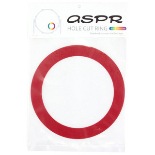 ASPR（アサプラ）HOLE CUT RING HCRRE Red ホールカットリング
