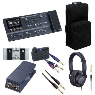 BOSS GX-100 Guitar Effects Processor[オプションアイテム+リュック式キャリングバッグセット] FS-6 + EV-30 +