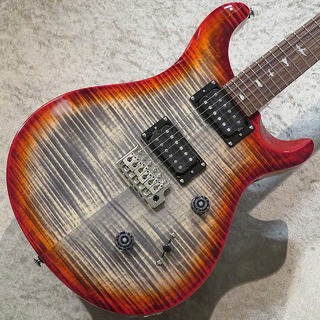 Paul Reed Smith(PRS) 【激しく燃え上がる極杢個体】SE Custom24 -Charcoal Cherry Burst-  #G077348【3.51kg】