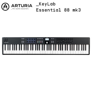 Arturia KEYLAB ESSENTIAL 88 MK3 (ブラック) 88鍵盤 MIDIキーボード コントローラー USB