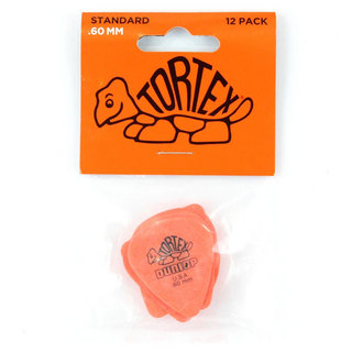 Jim Dunlop Tortex Standard 0.60mm Orange Player's Pack ギターピック 12枚パック