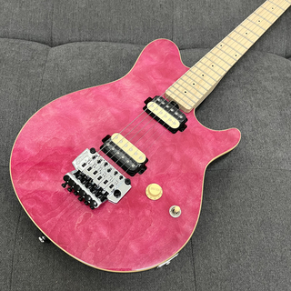 Sterling by MUSIC MAN SBMM AX40-TP-M1 (Trans Pink) (#SG70146)【現物写真】