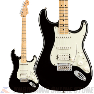 Fender Player Stratocaster HSS, Maple Fingerboard, Black【アクセサリープレゼント】(ご予約受付中)