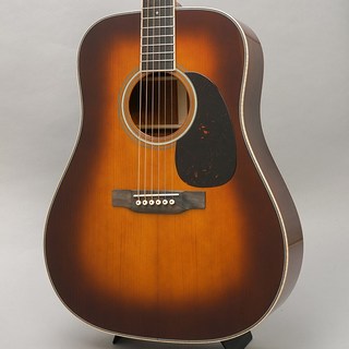 Martin CTM D-28 Authentic 1937 Style Flame Maple Binding / Ambertone 1933 -Factory Tour 2024 Pre Build C...