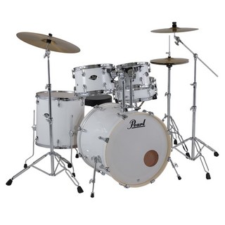 Pearl EXPORT EXX Standard シンバル付きドラムフルセット - Pure White [EXX725S/CN #33]【お取り寄せ品】