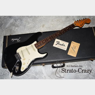 Fender '74 Stratocaster Black  /Rose  neck "Full original. Rare!!"