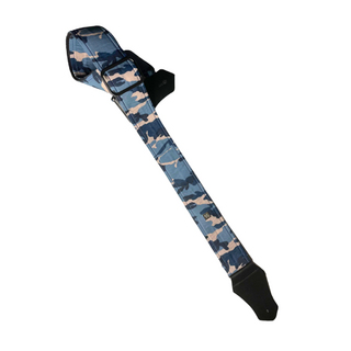 Get'm Get'm Camo 2" Guitar Strap, Camo Blue