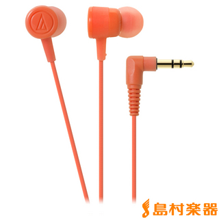 audio-technicaATH-CKL220 OR (オレンジ) インナーイヤー型イヤホンATHCKL220