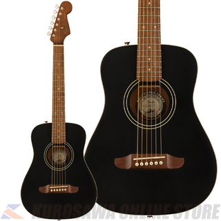 Fender AcousticsDE Redondo Mini with Bag, Walnut Fingerboard, Black Top 【数量限定】