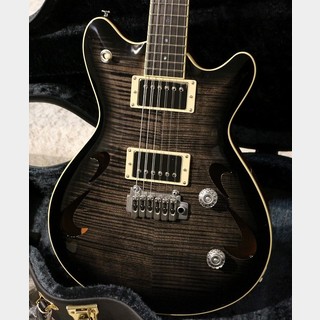 T's Guitars Arc-Hollow 22 Black Burst【2.75kg】【担当選定の極杢5Aフレイムメイプルトップ】