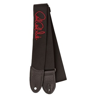 Paul Reed Smith(PRS)Signature Logo Poly Guitar Strap (Red/Black)