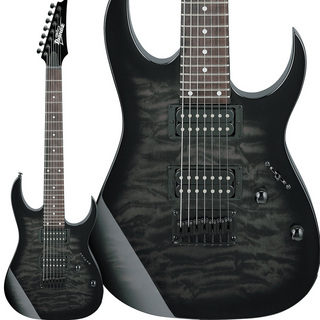 Gio Ibanez GRG7221QA TKS (Transparent Black Sunburst) エレキギター 7弦ギター
