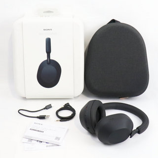 SONY 【中古】 ヘッドホン ソニー WH-1000XM5 B Bluetooth  有線 ヘッドホン ノイズキャンセルヘッドホン