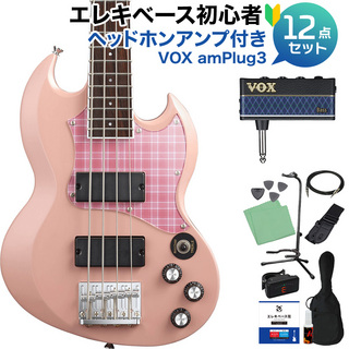 BanG Dream! VIPER BASS Rimi Mini Rimi Pink 初心者セット【ヘッドホンアンプ付】