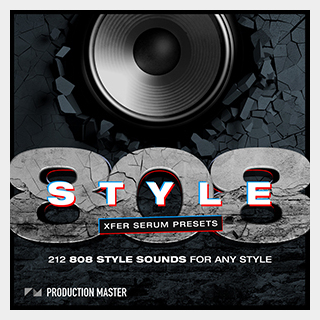 PRODUCTION MASTER 808 STYLE - PRESETS FOR XFER SERUM