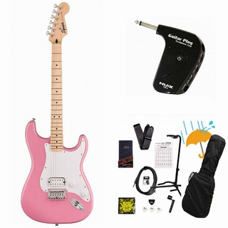 Squier by Fender Sonic Stratocaster HT H Maple FB WH PG Flash Pink GP-1アンプ付属エレキギター初心者セットR【WEBSHOP】