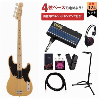 Fender Made in Japan Traditional Orignal 50s PrecisionBass Maple Butterscotch Blonde VOXヘッドホンアンプ3付