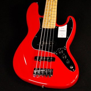 FenderMade in Japan Hybrid II Jazz Bass V Maple Fingerboard Modena Red ≪S/N:JD23011407≫ 【心斎橋店】