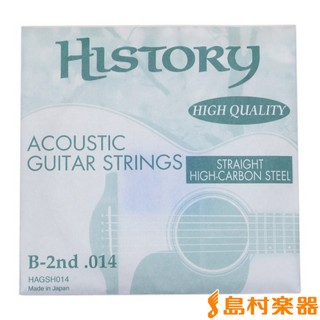 HISTORY HAGSH014 アコースティックギター弦 バラ弦 プレーン