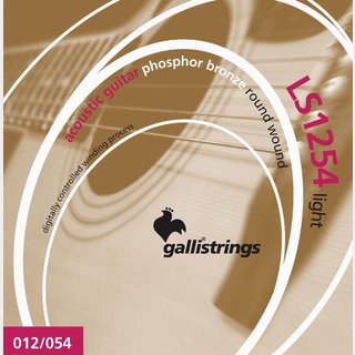 Galli Strings LS1254 Light ライトゲージ・アコースティック弦 イタリア製 【心斎橋店】