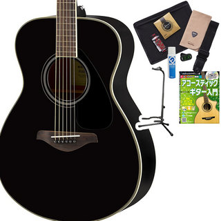 YAMAHA FS820/FG820 アコースティックギター初心者12点セット FS820：ブラック(BL)