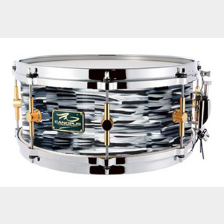 canopus The Maple 6.5x13 Snare Drum Black Oyster