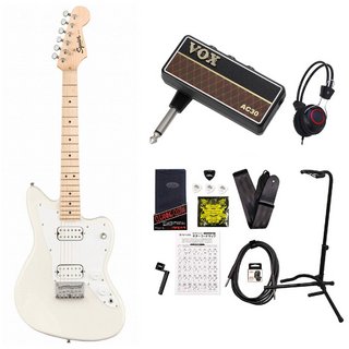 Squier by Fender Mini Jazzmaster HH Maple Olympic White ミニギター VOX Amplug2 AC30アンプ付属エレキギター初心者セット
