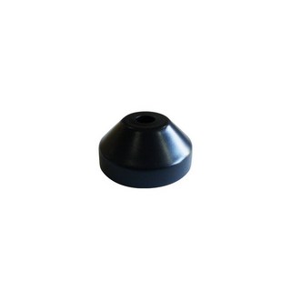 STOKYO Plastic 45RPM Dome Adapter【Black】 (1袋2個入り) (7inch用ドーム型アダプター)