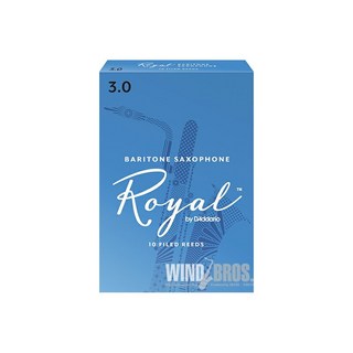 D'Addario Woodwinds/RICO バリトンサックス用リード リコ(RICO) ロイヤル(Royal) 硬さ:4