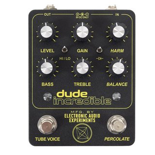 Electronic Audio Experiments Dude Incredible Harmonic Percolator + IVP Preamp プリアンプ オーバードライブ【WEBSHOP】