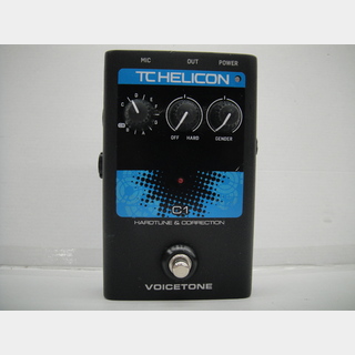 TC-Helicon VoiceTone C1 ボーカルピッチ補正 本体美品 TC-HELICON VoiceTone C1 ボイス用ハードチューンピッチ補正 TC