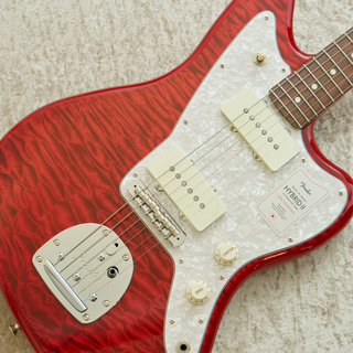 Fender2024 Collection Made in Japan Hybrid II Jazzmaster QMT -Quilt Red Beryl-【#JD23029549】