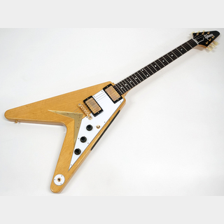 Gibson Custom Shop 1958 Korina Flying V Reissue (White Pickguard) / Natural #8 31311