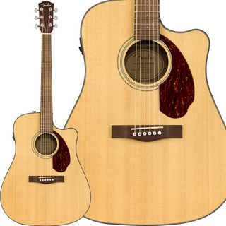 FenderCD-140SCE Dreadnought Natural エレアコギター トップ単板