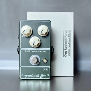 Crazy Rock'n'roll effecter Retro Series Feel Overdrive Pedal【S/N:240013】