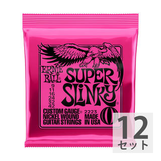 ERNIE BALLアーニーボール 【12セット】 09-42 Super Slinky (2223) エレキギター弦