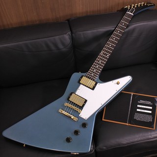 Gibson Custom Shop 1958 Korina Explorer Reissue VOS Antique Pelham Blue w/White Pickguard SN. 8 4207