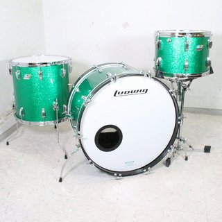 Ludwig Mid70s 24/14/16 Refinished Green Sparkle ドラムセット ケース付き【池袋店】