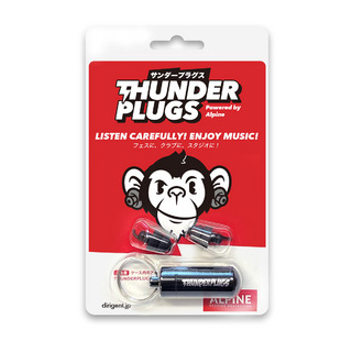 THUNDERPLUGSThunderplugs Powered by Alpine イヤープロテクター ライブ用耳栓