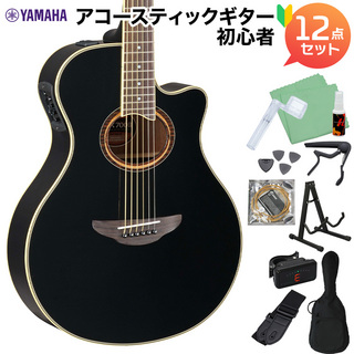YAMAHAAPX700II BL アコースティックギター初心者12点セット エレアコギター ブラック