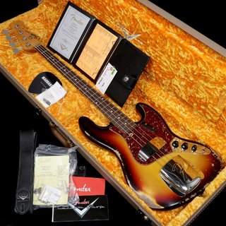 Fender Custom Shop1961 Jazz Bass Heavy Relic 3-Color Sunburst [2021年製/4.19kg] フェンダー 【池袋店】