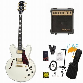 Epiphone Inspired by Gibson Custom 1959 ES-355 Classic White PG-10アンプ付属エレキギター初心者セットR【WEBSHO