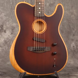 Fender American Acoustasonic Telecaster All-Mahogany Ebony Fingerboard Bourbon Burst[S/N US242089A]【WEBSHO